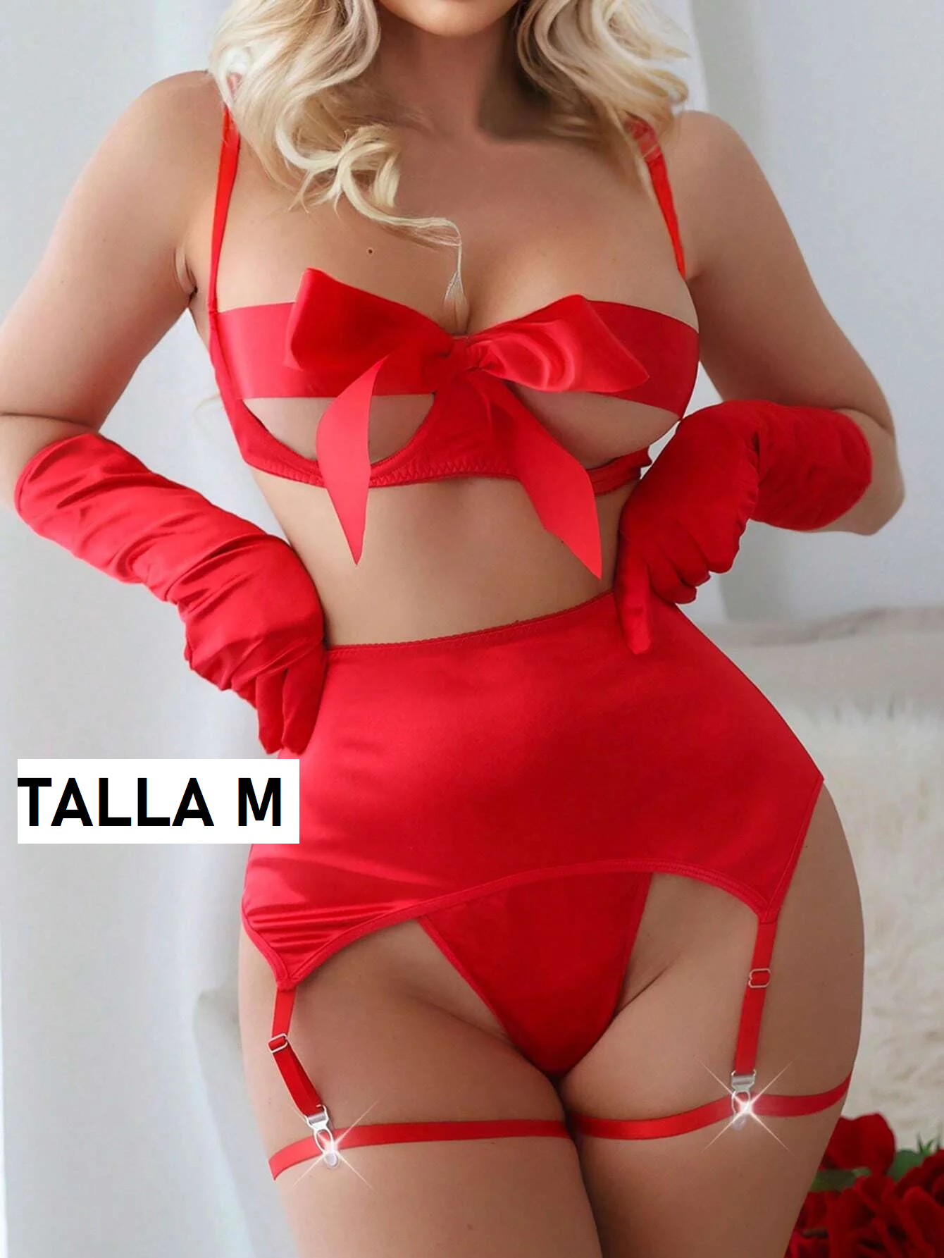 Set rojo en nylon 010809