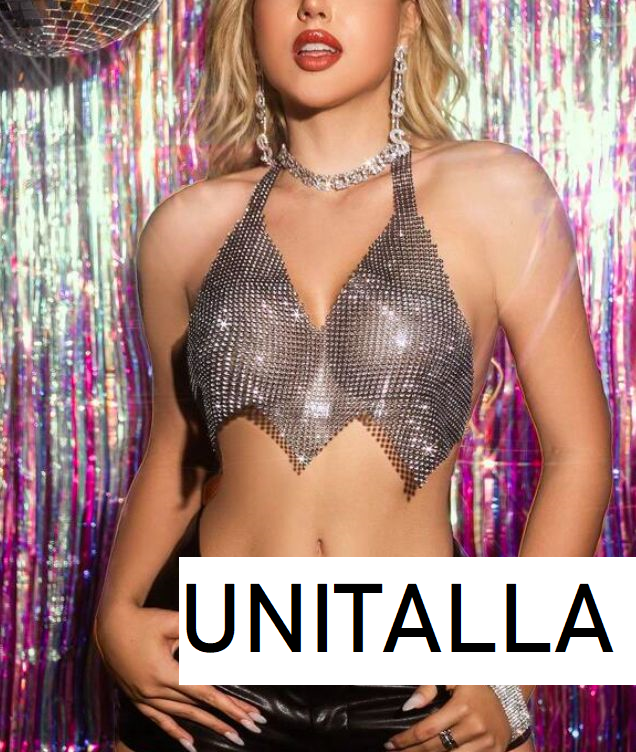Bustier adornado con pedreria en color plata 211001
