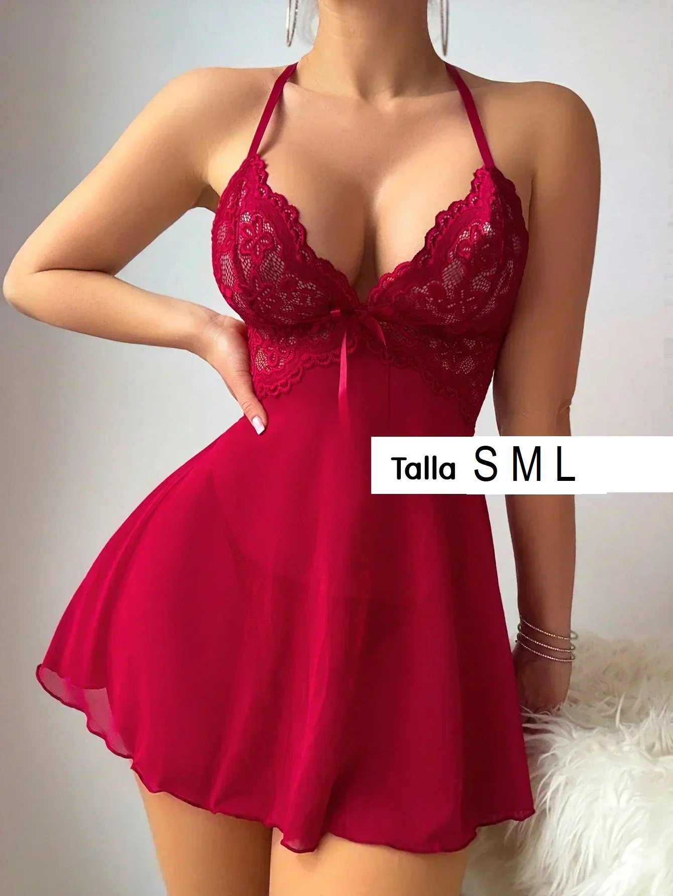 Babydoll Rojo 26036