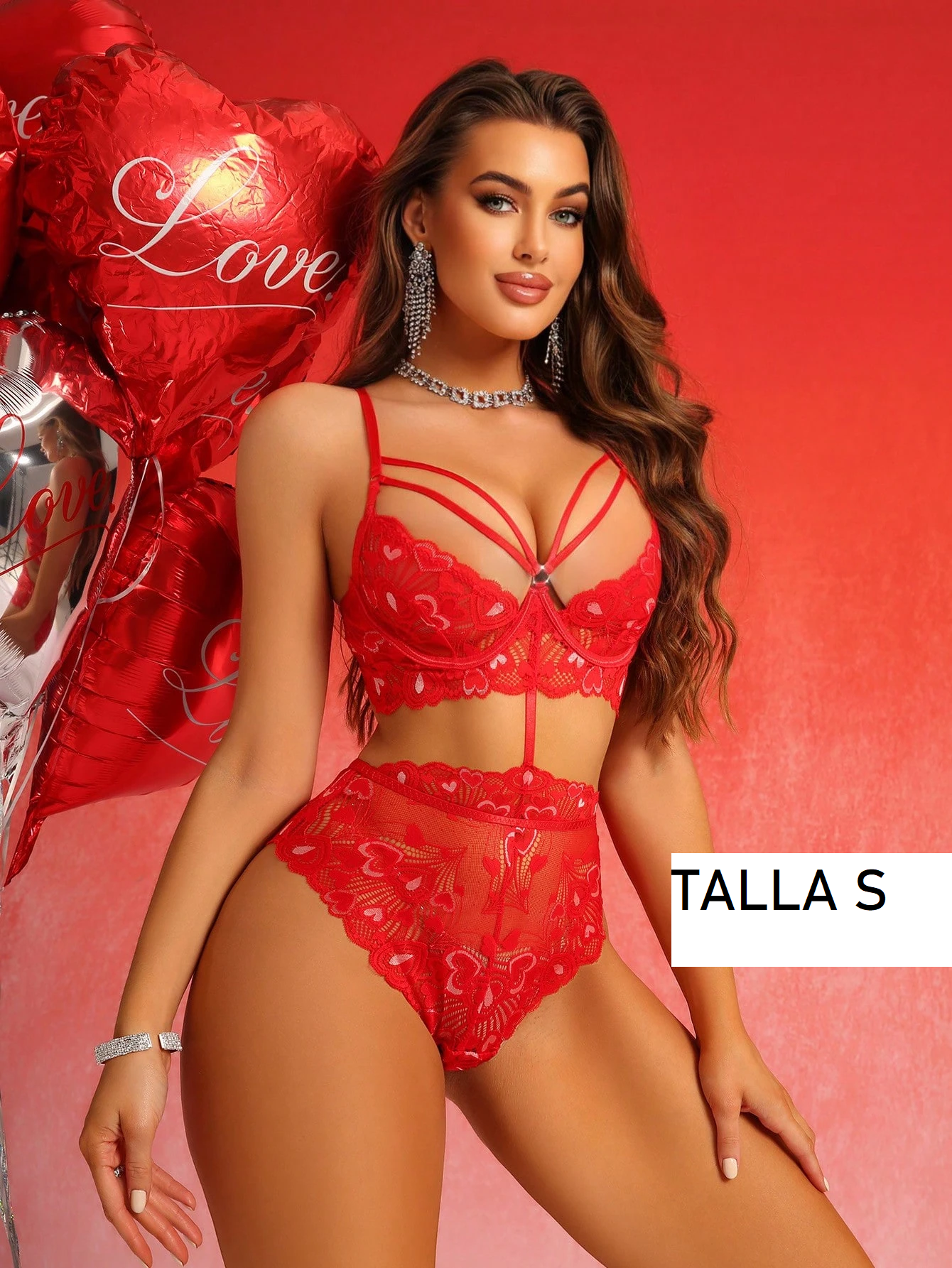 Body sexy rojo 310708