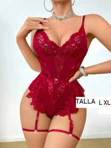 Lencería de Nylon 273 Body con liguero 300901