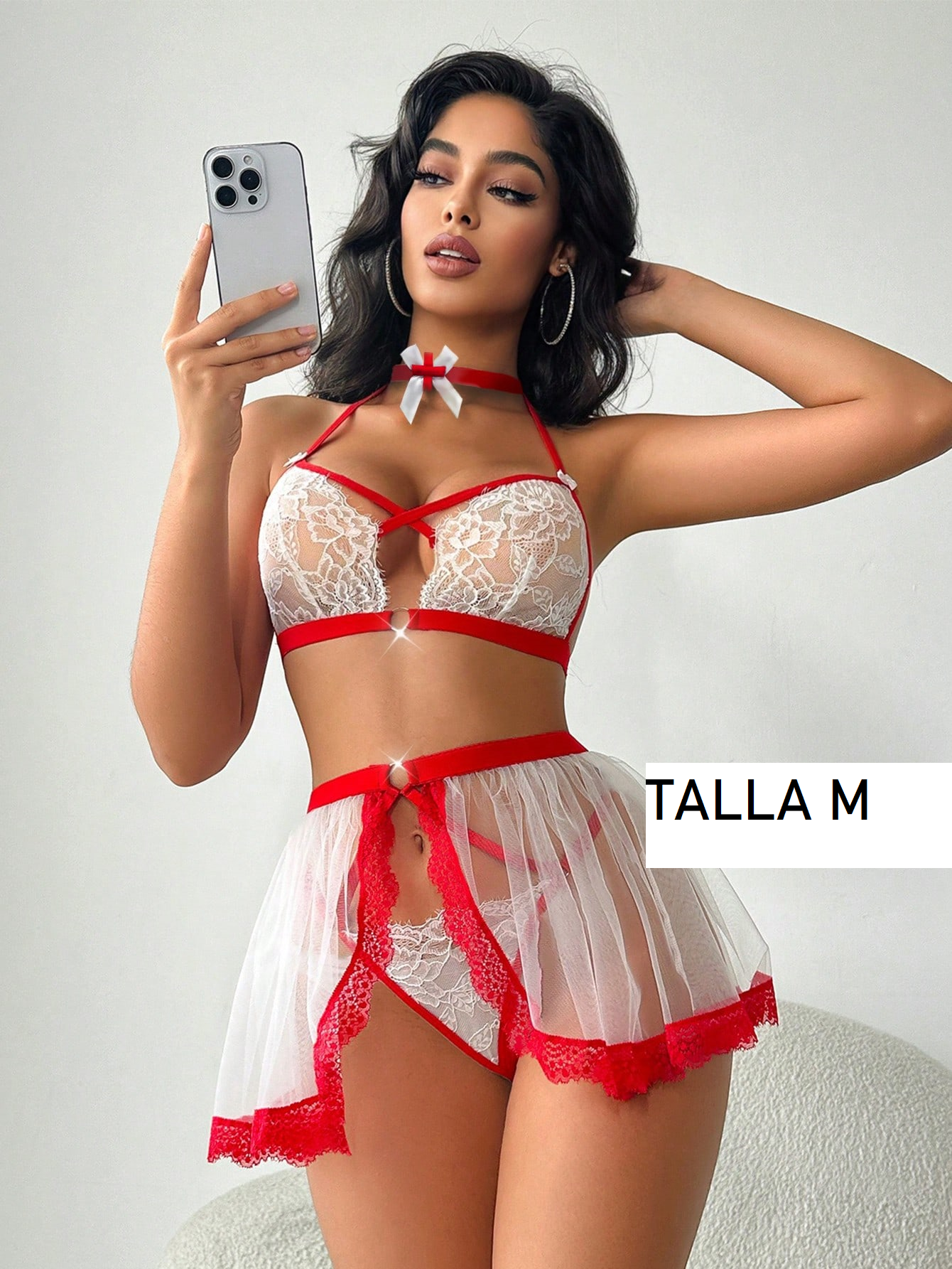 Lencería de Nylon 309 Disfraz de enfermera 300906