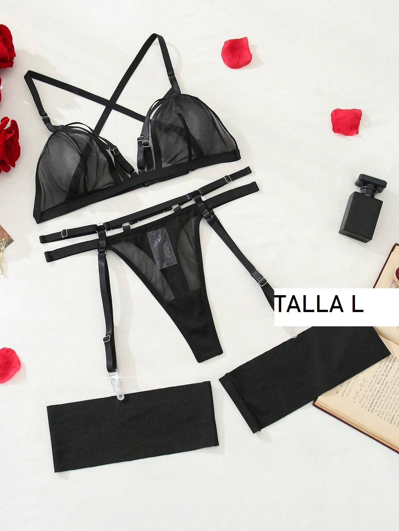 Lencería de Nylon 221 Liguero en nylon 041001