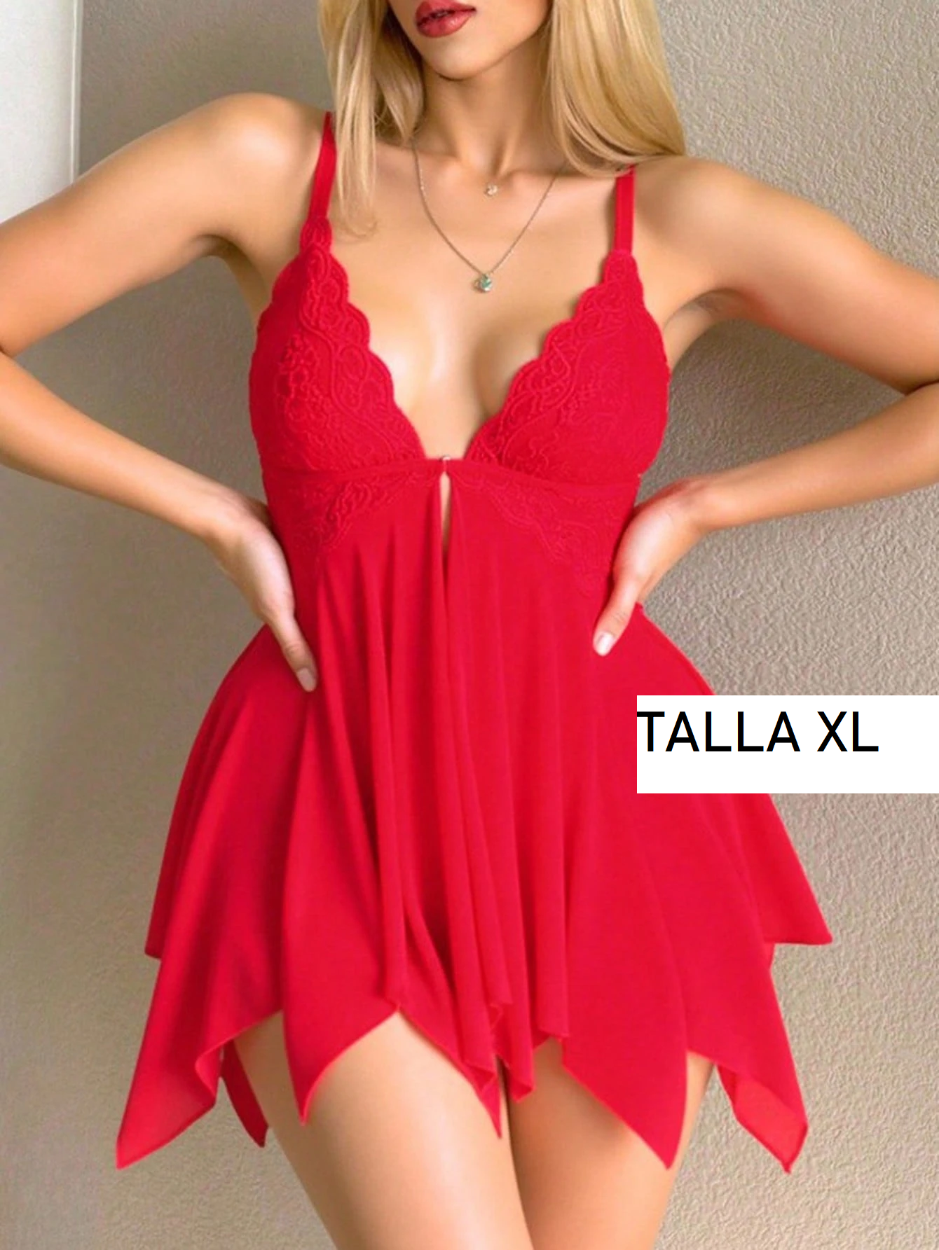 Lencería de Nylon 17 Babydoll con panty 041001