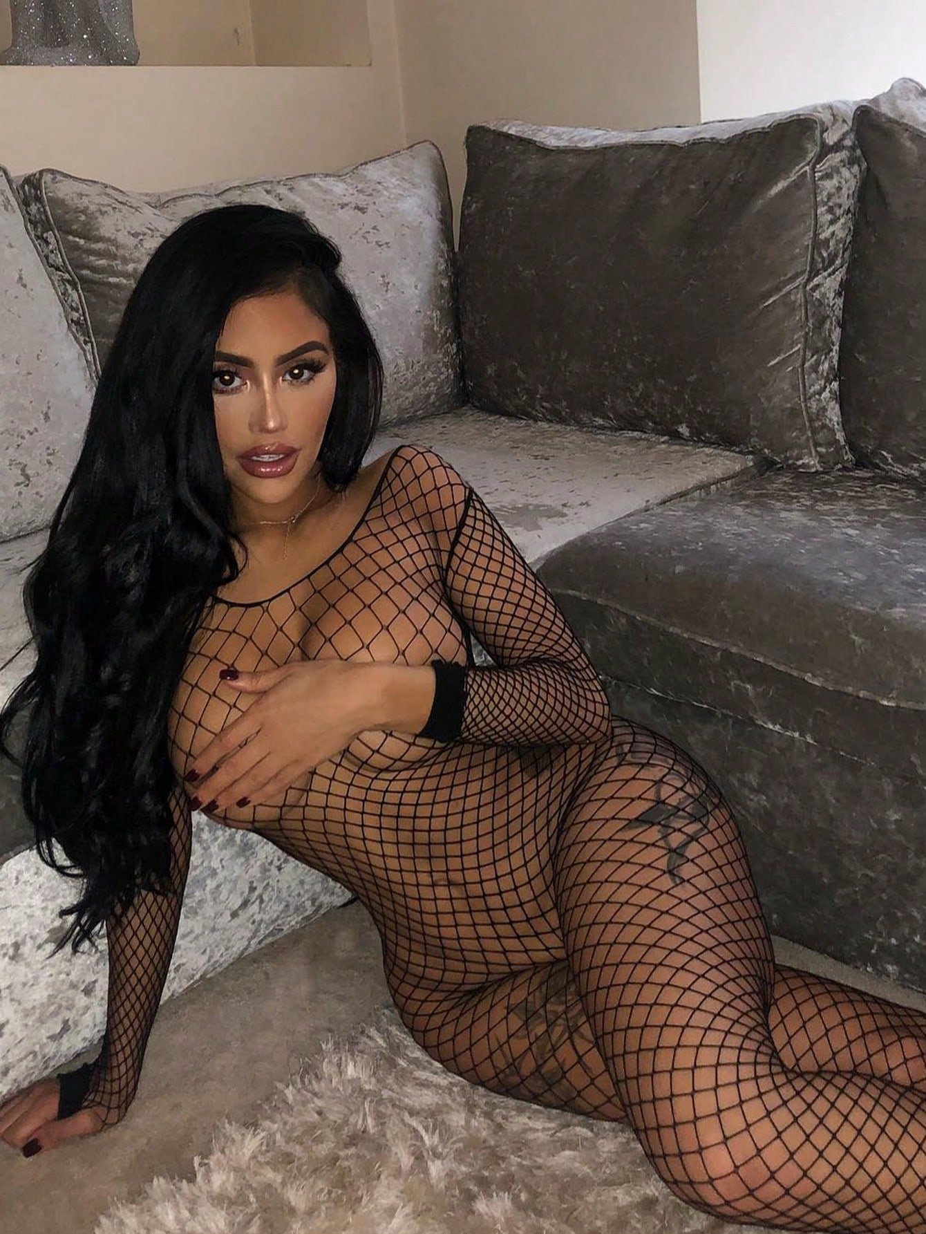 Lencería de Nylon 254 Malla en lenceria 011001