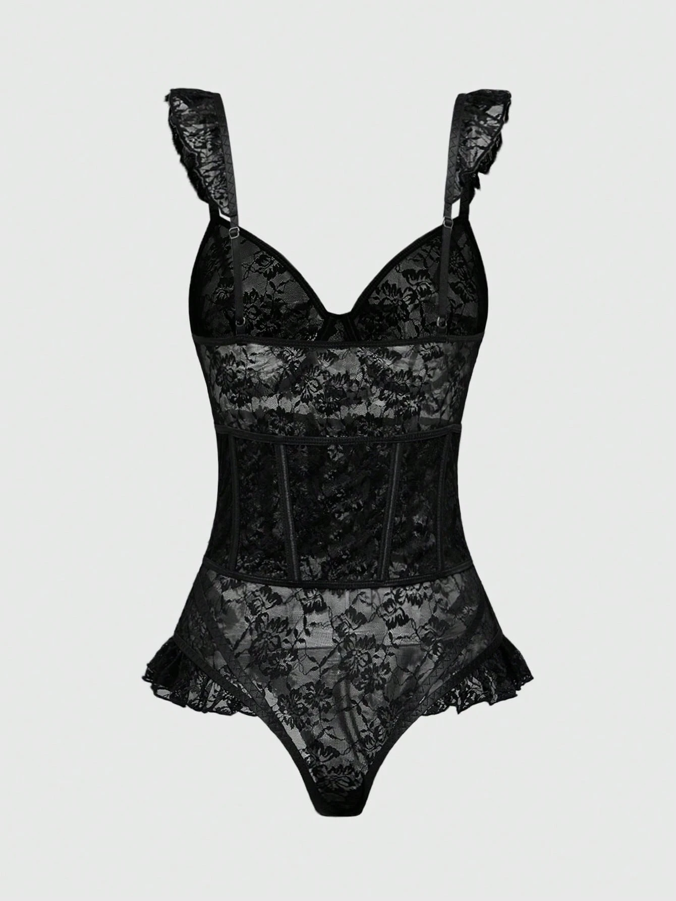 Lencería Gótica 6 Body en encaje 011003