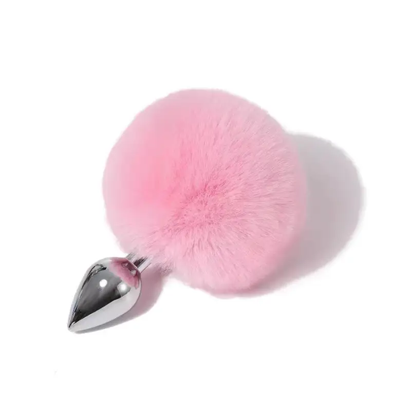 Lencería Ecuador 7 Cola de Conejo con Plug Anal(7cm) 15 cm