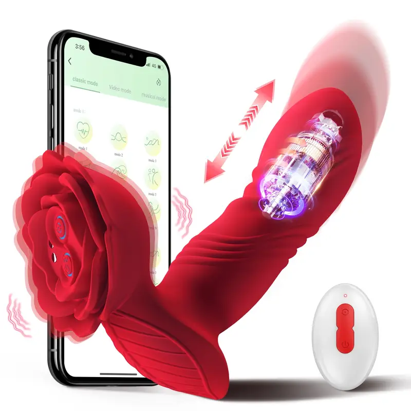 Lencería Ecuador 22 Vibrador Anal de Penetración Automática | 7 Modos, App de Control para Parejas