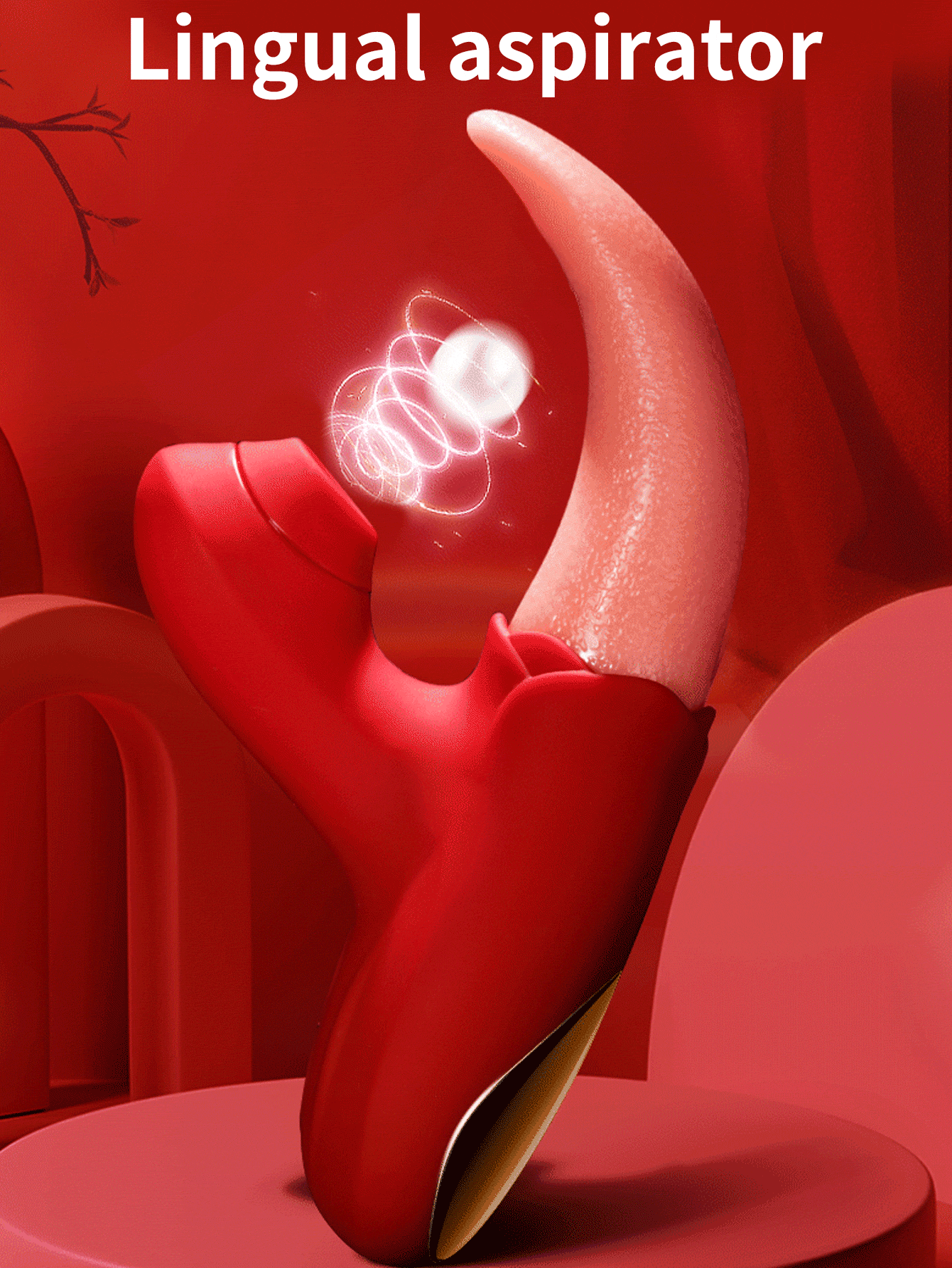 Lencería Quito 31 Lick & Sip: Vibrador Succionador y Lengua con Simulación Oral