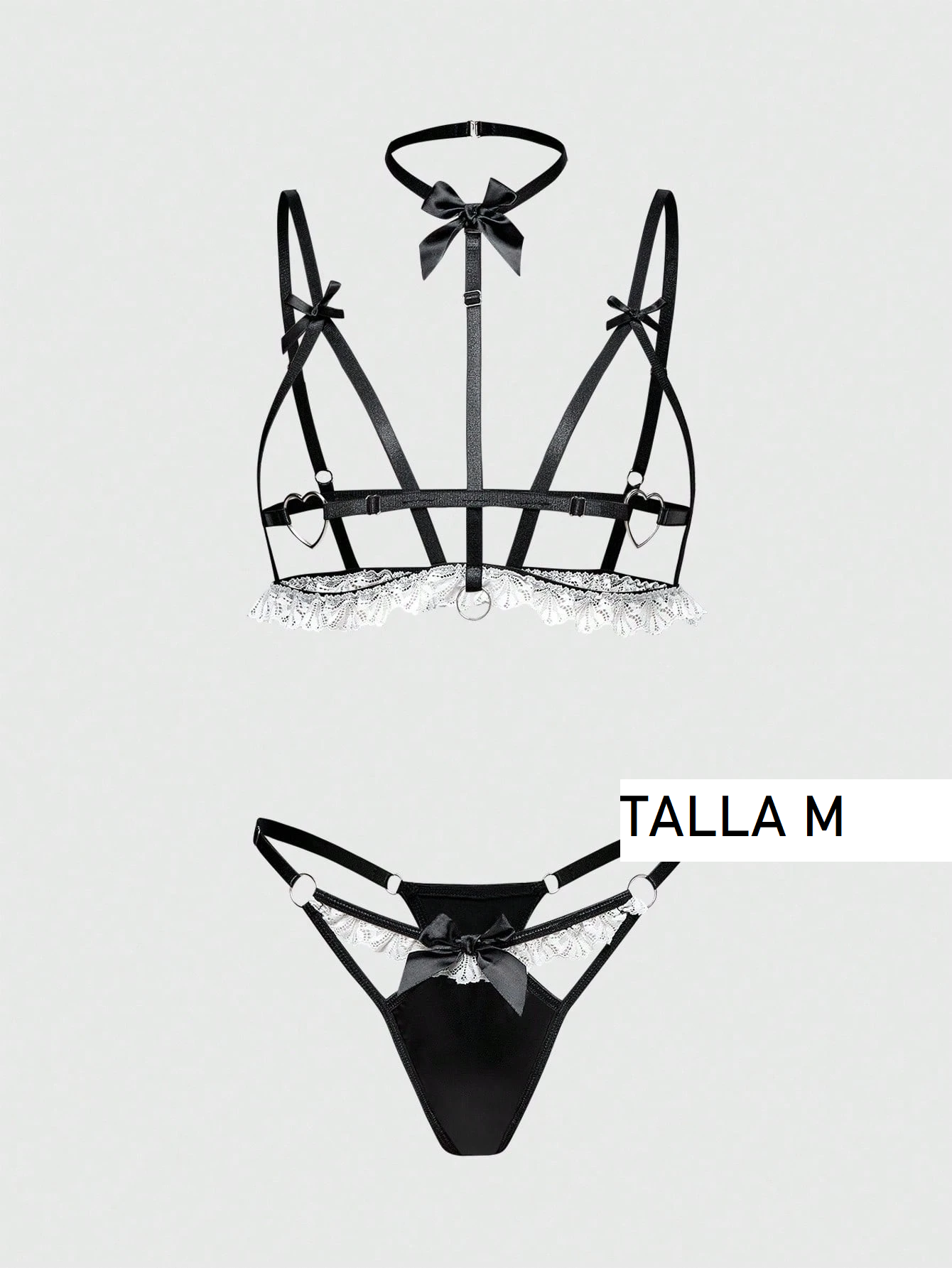 Lencería de Nylon 141 Conjunto bdsm 081206