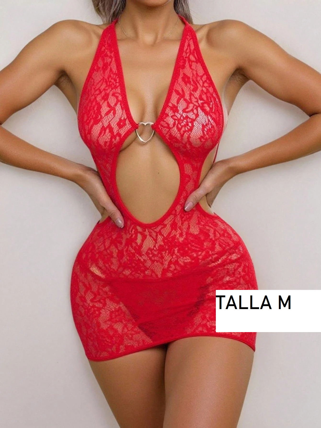 Lencería de Nylon 137 Conjunto en malla 081207