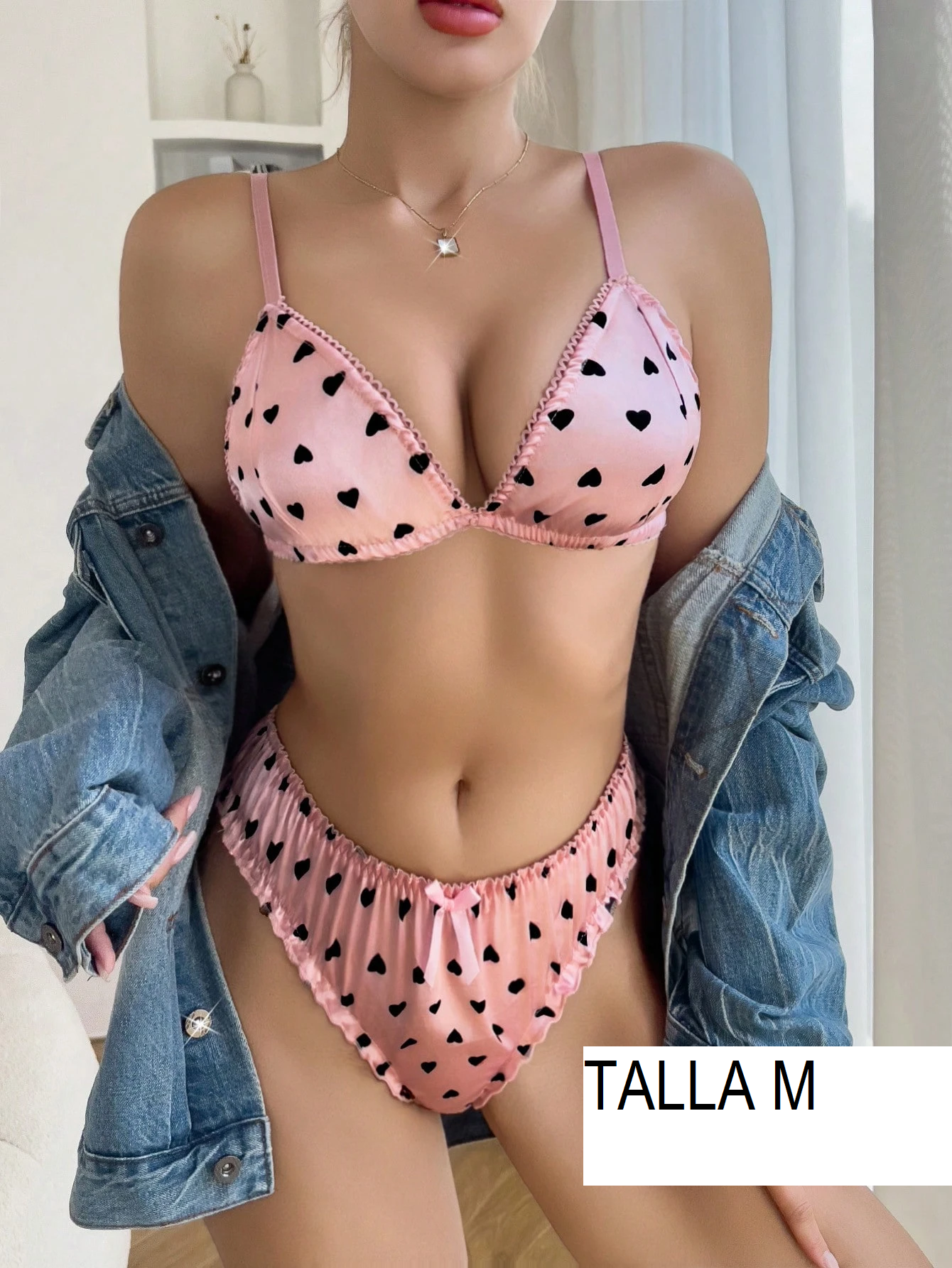 Morlenceria 28 Conjunto rosa en corazon 190107