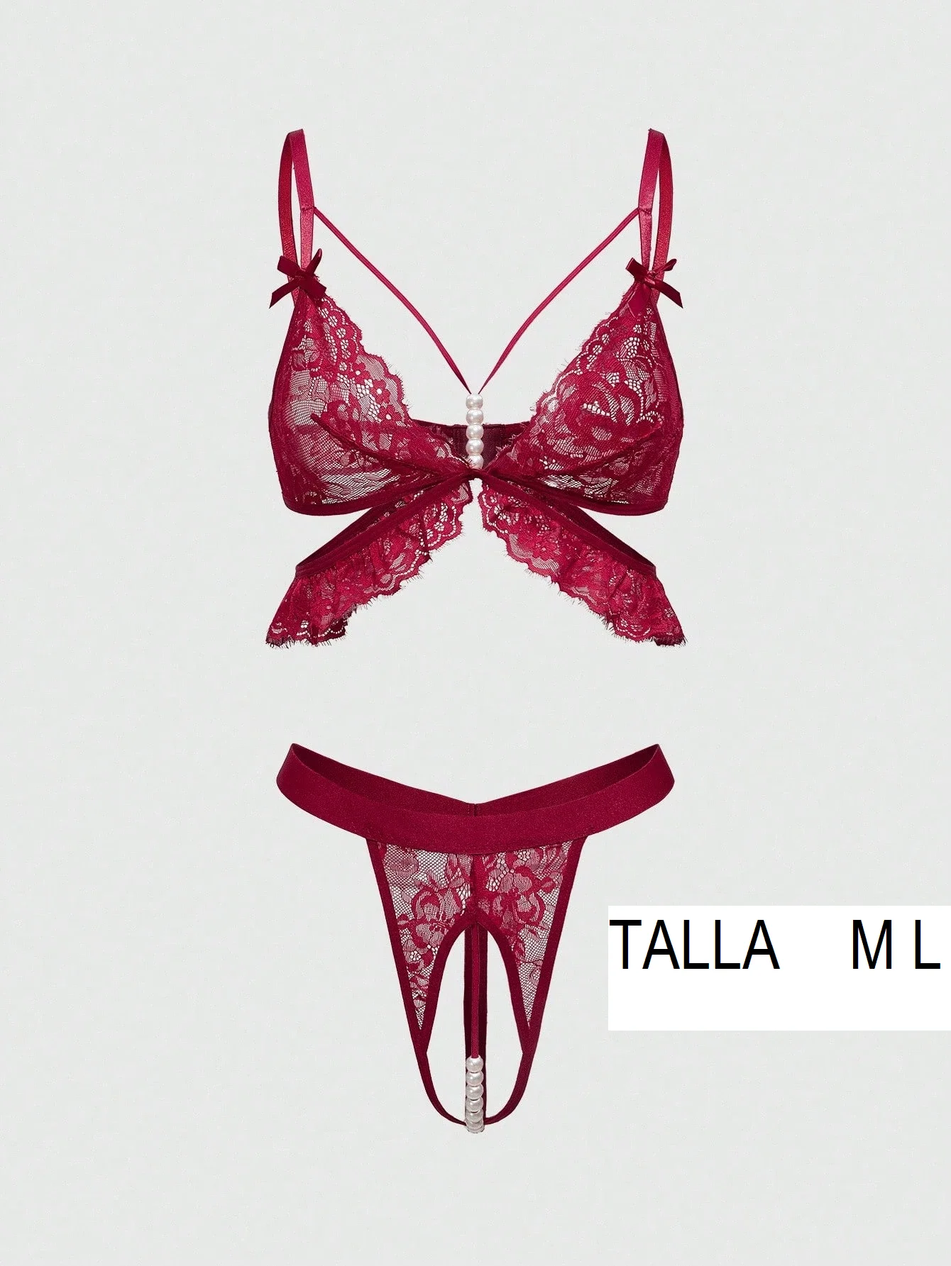 Conjunto con perlas 190105