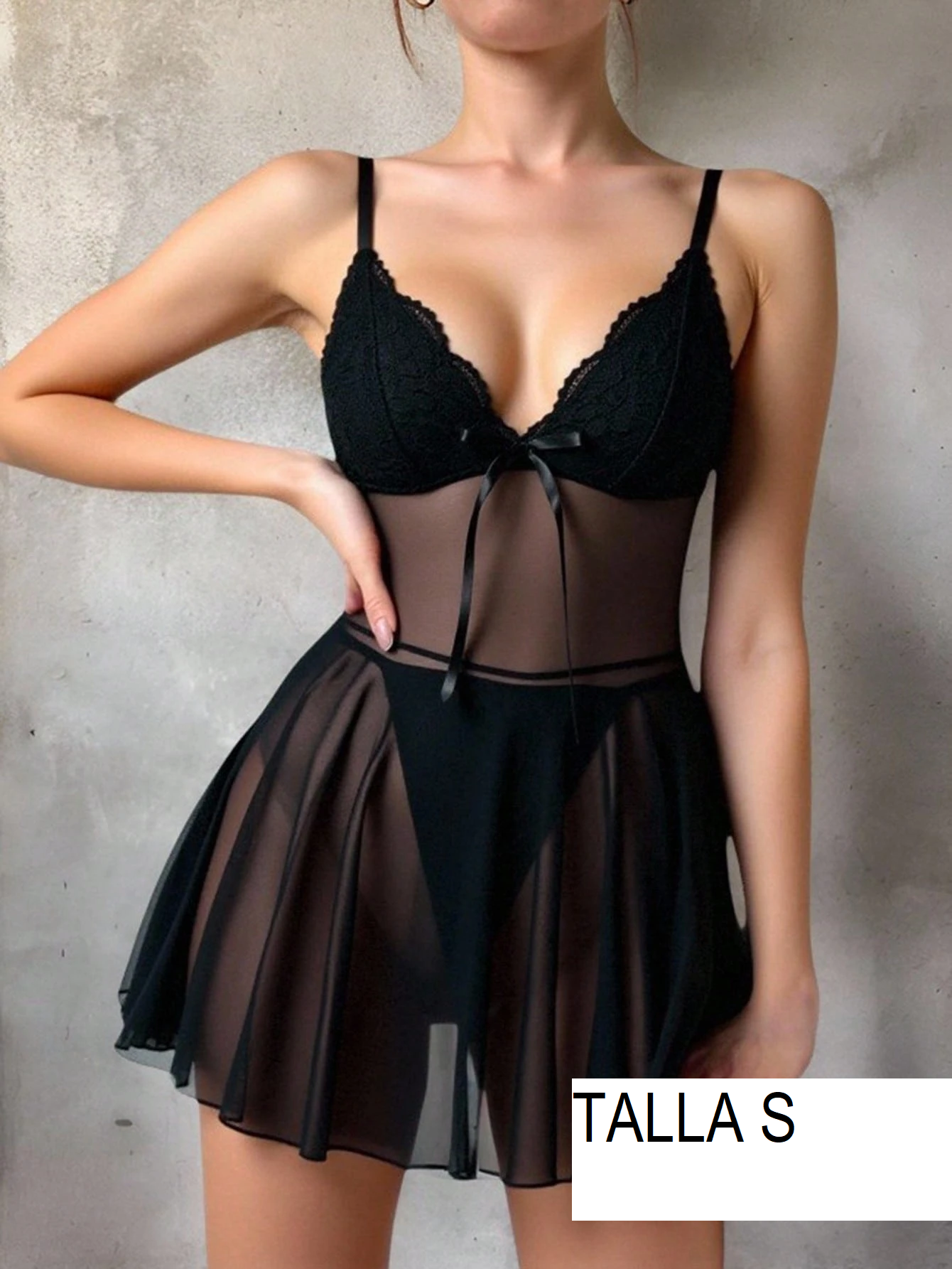 Babydoll negro 200101