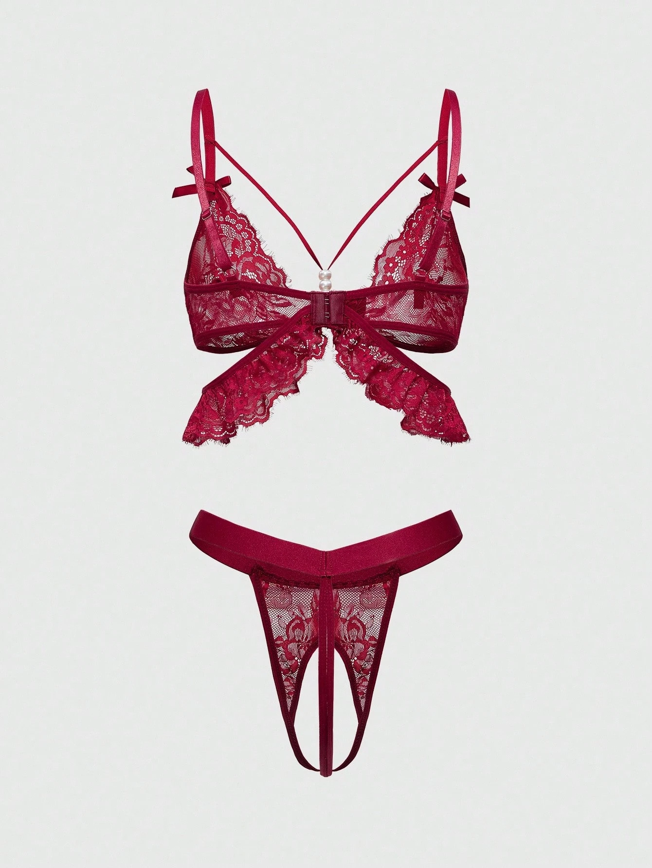 Conjunto con perlas 190105