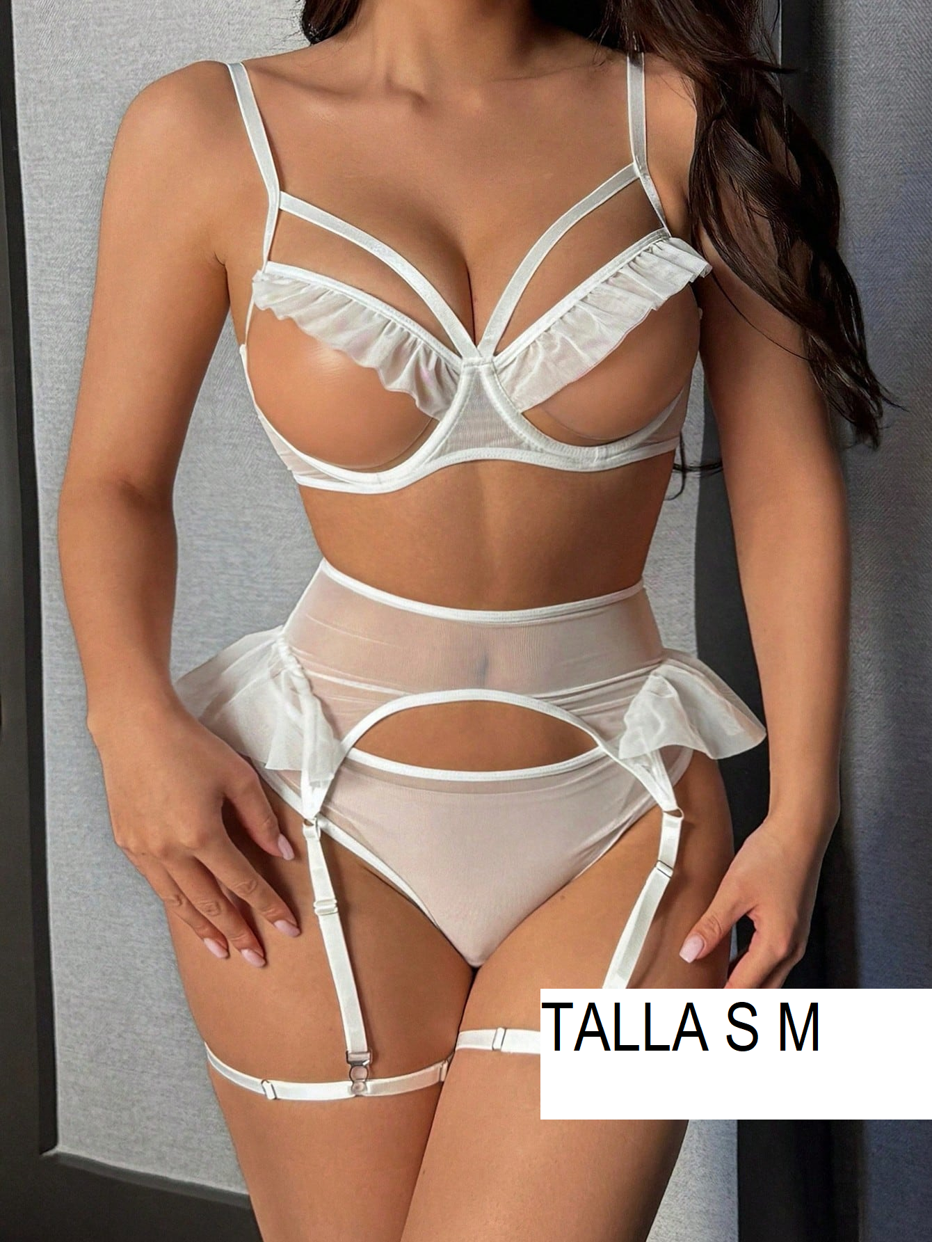 Liguero en blanco 250202