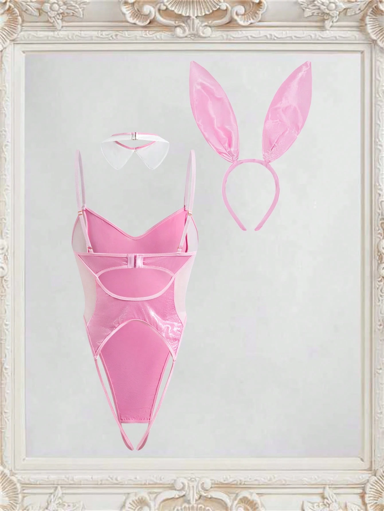 Disfraz conejita sexy rosa 20014