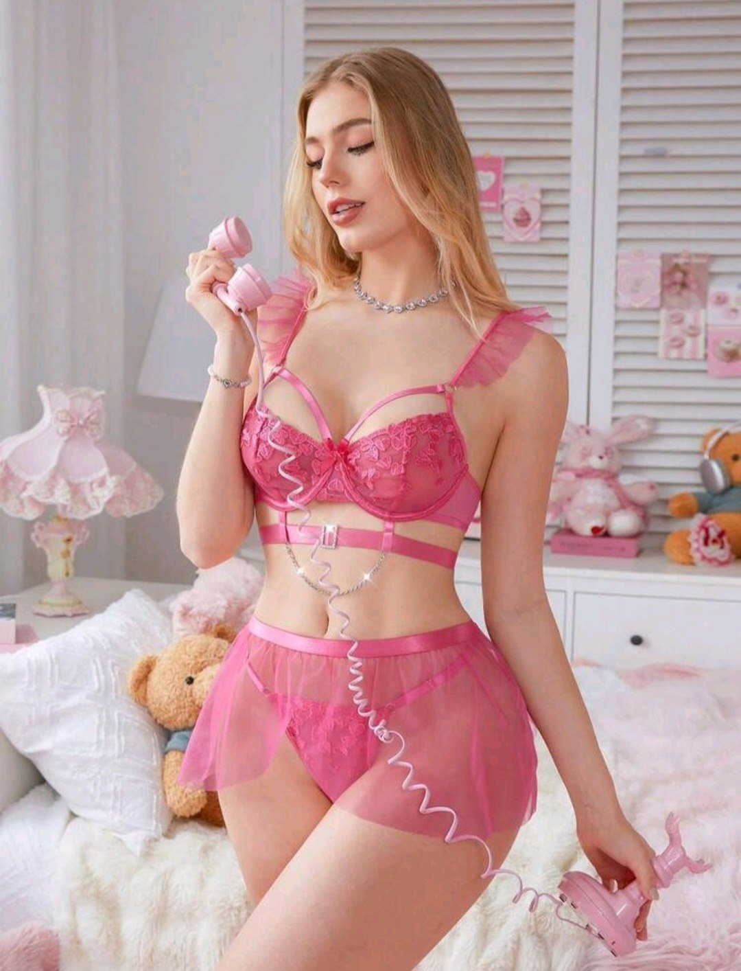 Set en rosapink 040501