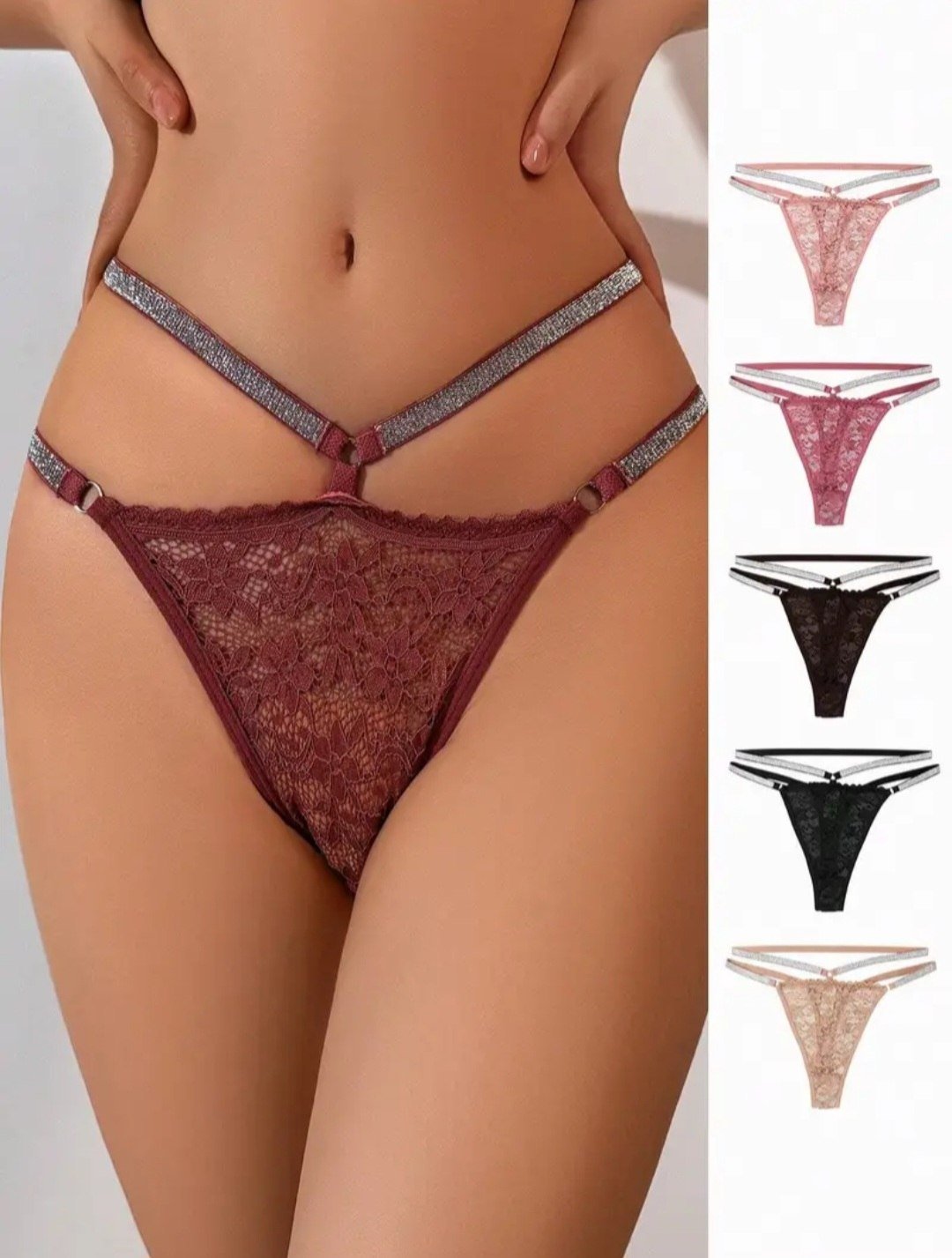 Conjunto 5 pantys de brillitos 2100
