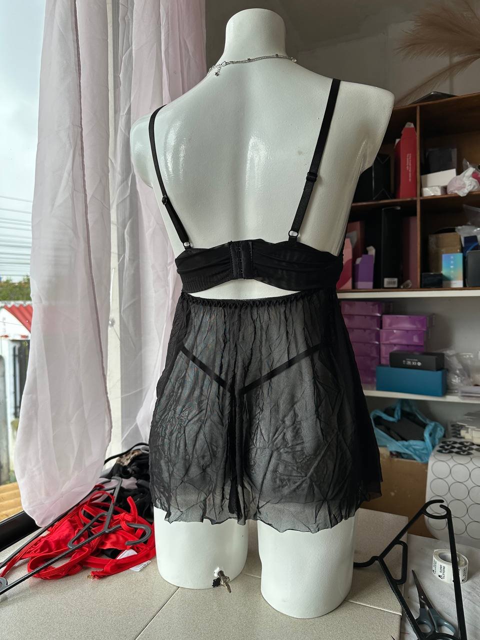 Babydoll negro 01997