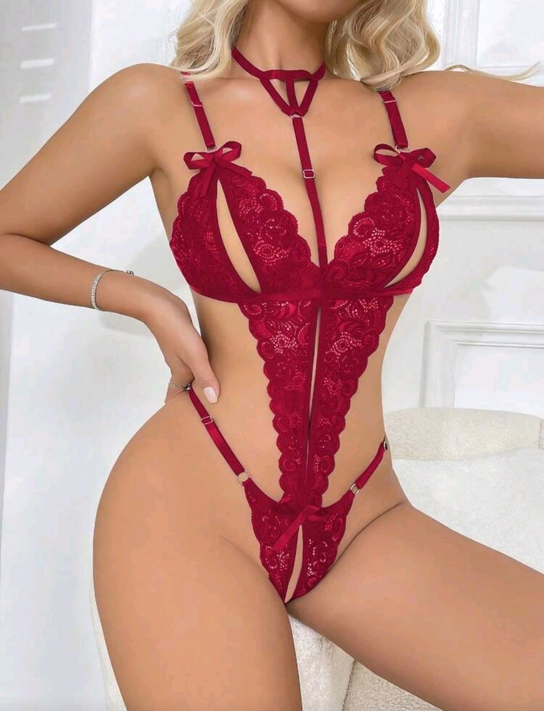 Body con panty abierta 1114