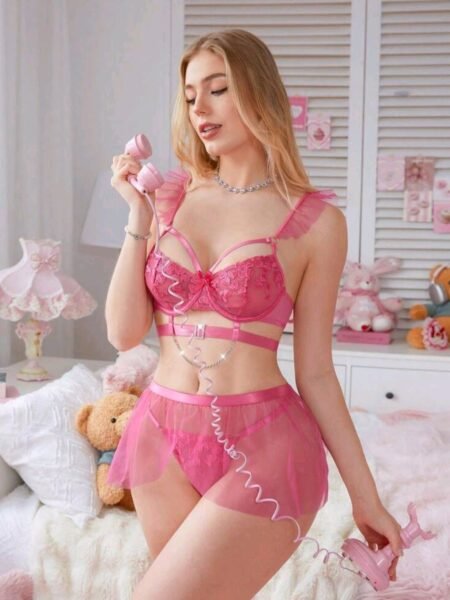 Set en rosapink 040501