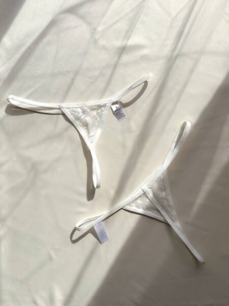 Panty Microhilo en blanco 180606