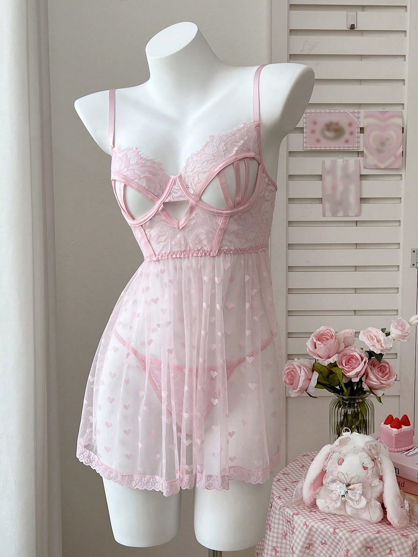 Babydoll rosa 080901 - Imagen 3
